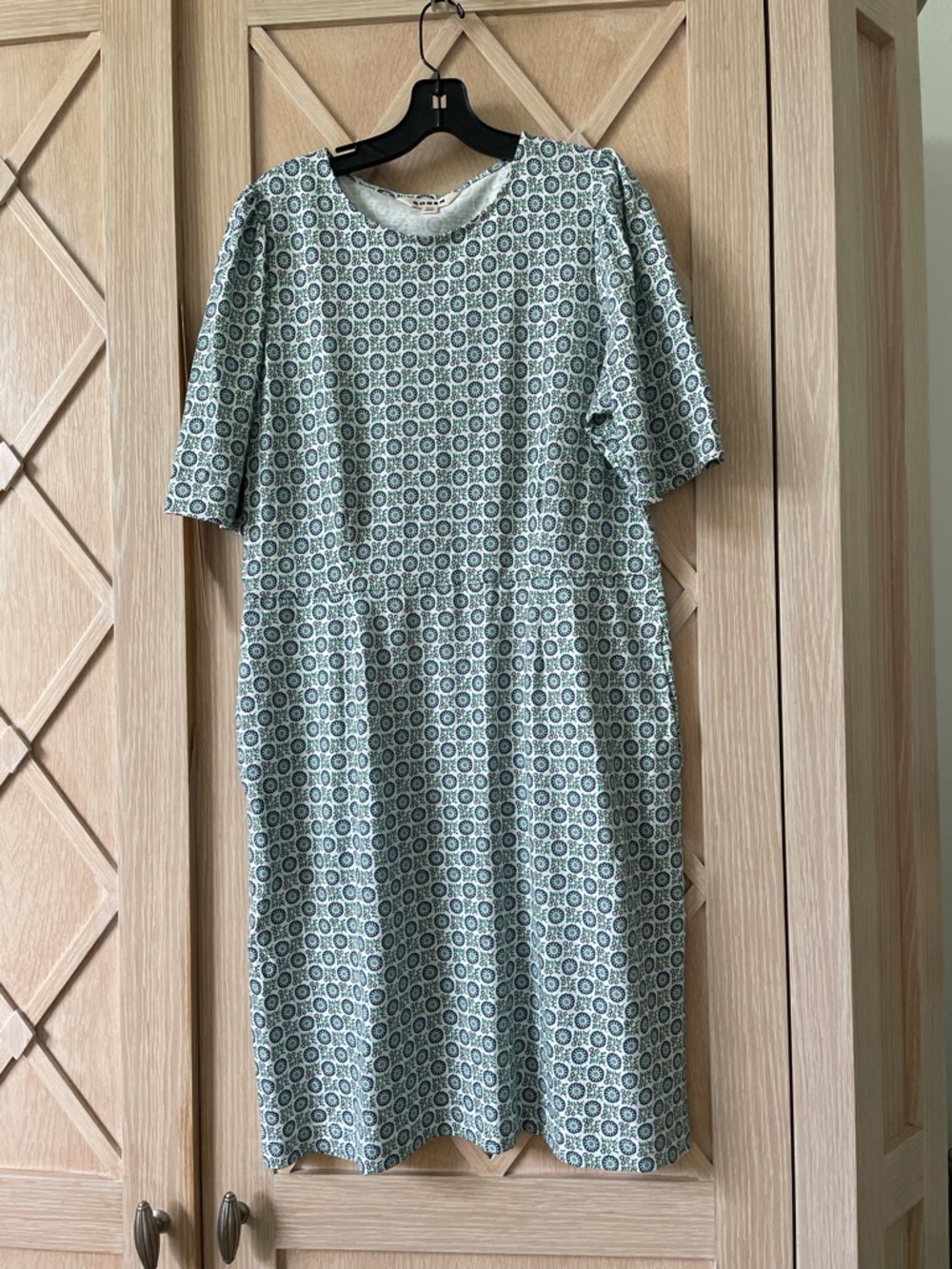 Bodes Classic Green Patterned Women’s Dress